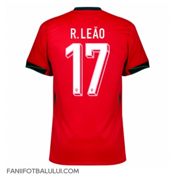 Portugalia Rafael Leao #17 Tricou Fotbal Replică European 2024 Barbati Acasa